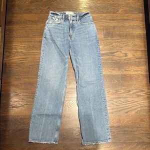 Abercrombie & Fitch Blue Straight Leg Jeans